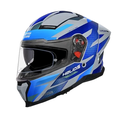 Studds Helios D2 Grey Chameleon N1 Full Face Helmet