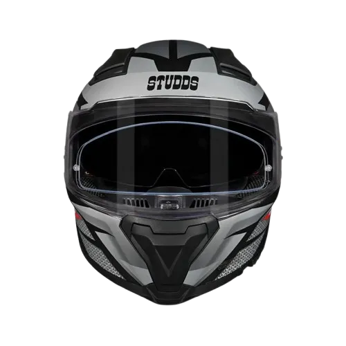 Studds Helios D2 Matt Black N4 Full Face Helmet
