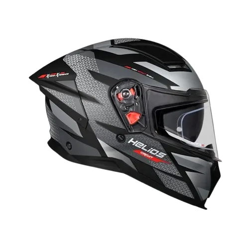 Studds Helios D2 Matt Black N4 Full Face Helmet
