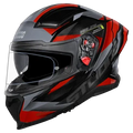 Studds Helios Effect Matt Black Gray N2 Full Face Helmet