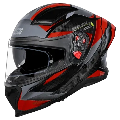 Studds Helios Effect Matt Black Gray N2 Full Face Helmet