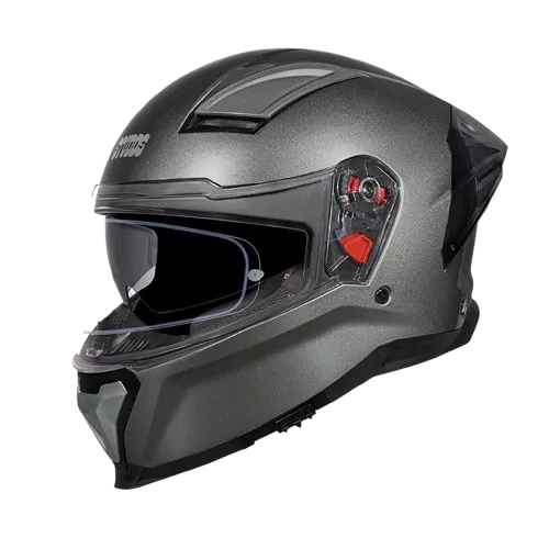 Studds Helios Gun Gray Full Face Helmet
