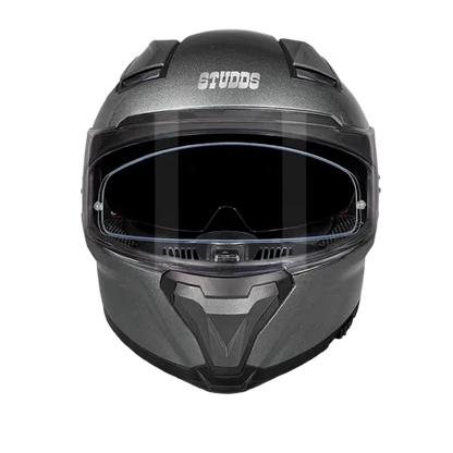 Studds Helios Gun Gray Full Face Helmet