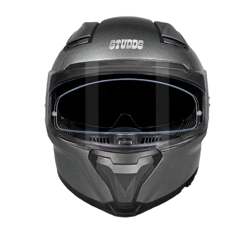 Studds Helios Gun Gray Full Face Helmet