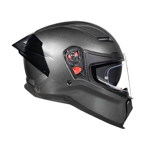 Studds Helios Gun Gray Full Face Helmet