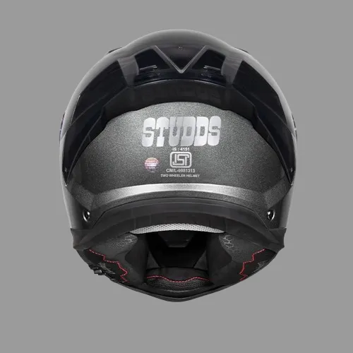Studds Helios Gun Gray Full Face Helmet
