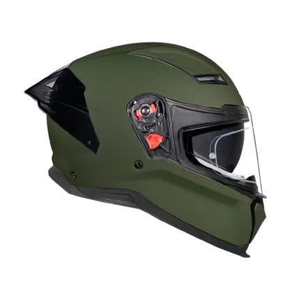 Studds Helios Military Green Full face Helmet