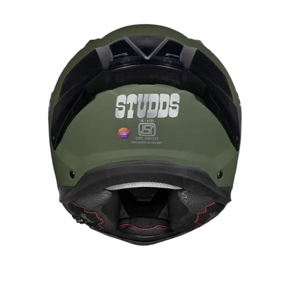 Studds Helios Military Green Full face Helmet