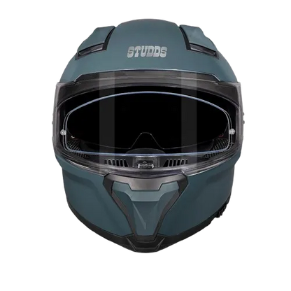 Studds Helios Shark Skin Blue Full face Helmet