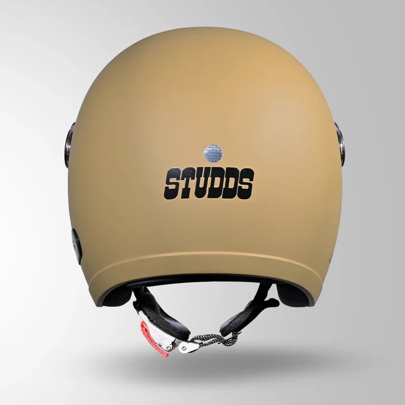 Studds Jet Long Visor Desert Storm Half Face Helmet