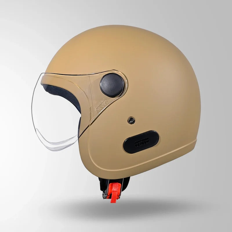 Studds Jet Long Visor Desert Storm Half Face Helmet