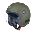 Studds Jet With Short Military Green Half Face Helmet