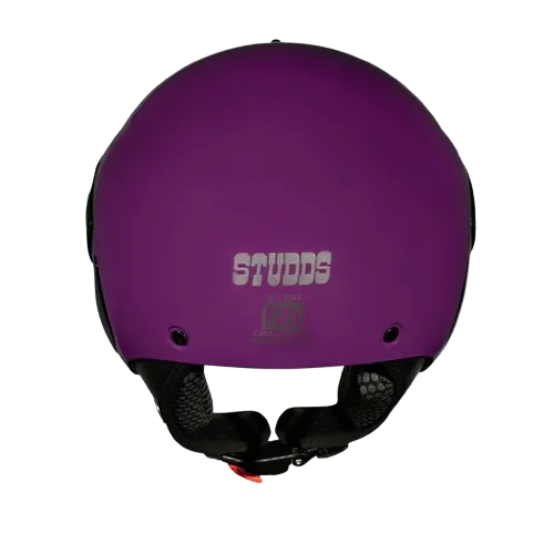Studds Marshall Kids Purple Half Face Helmet