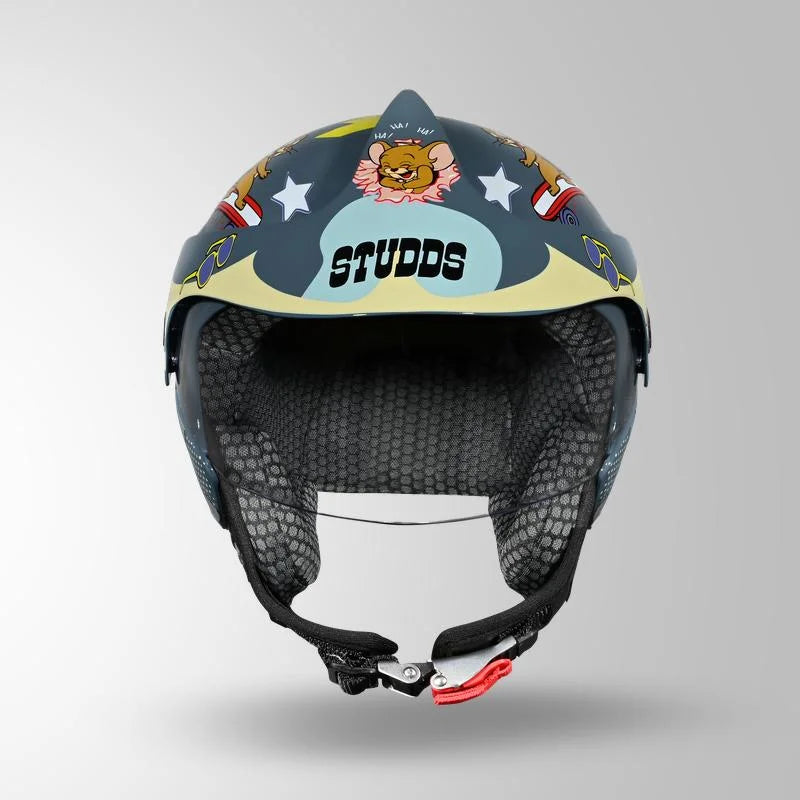 Studds Marshall Kids Tom & Jerry Edition Shark Skin Blue Grey Yellow