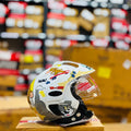 Studds Marshall Kids Tom And Jerry Grey White Half Face Helmet