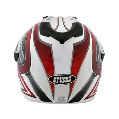 STUDDS Motocross D2 White N2 Or Off Road Helmet