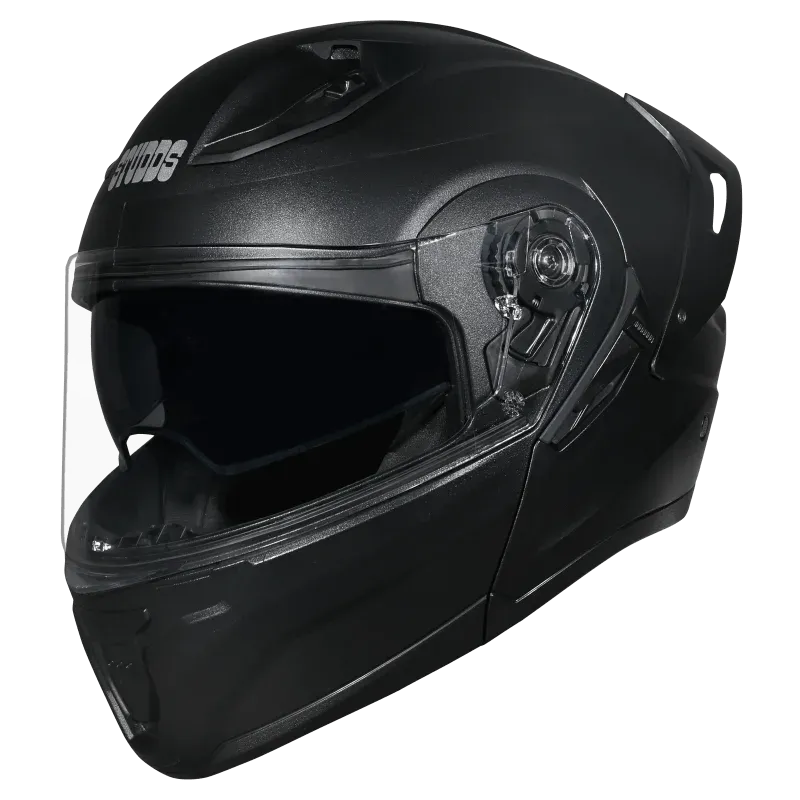 Studds Ninja Comet Black Flip Up Helmet