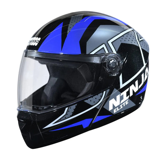 Studds Ninja Elite Super D6 Black N1 Flip Up Helmet