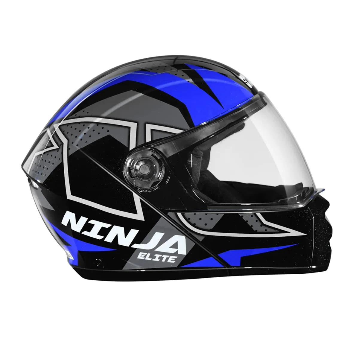 Studds Ninja Elite Super D6 Black N1 Flip Up Helmet