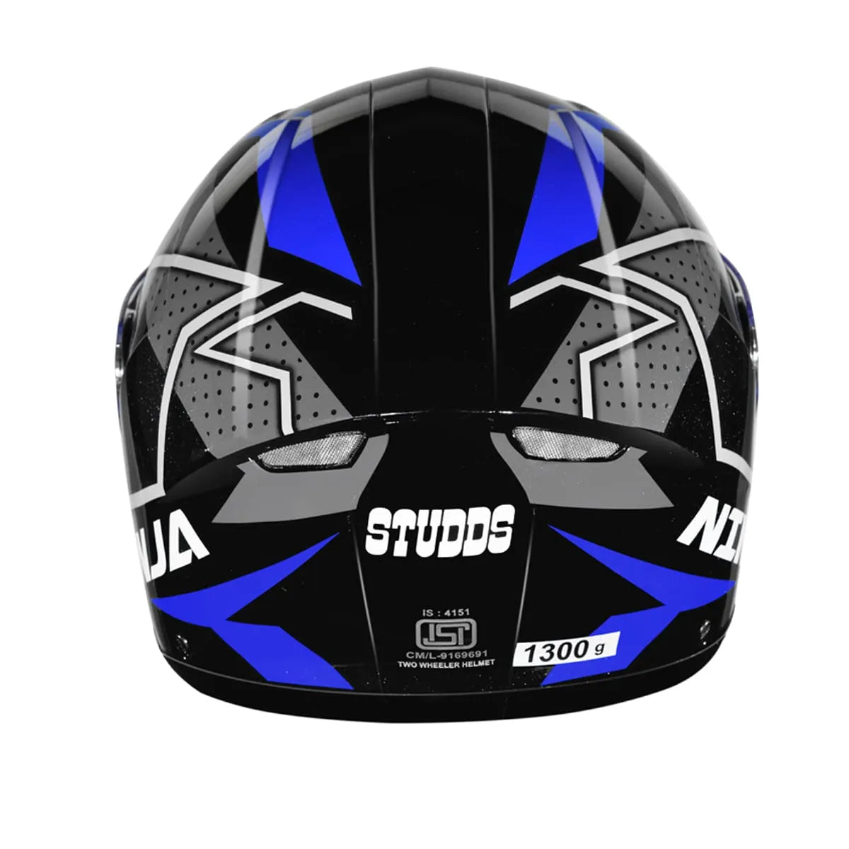 Studds Ninja Elite Super D6 Black N1 Flip Up Helmet