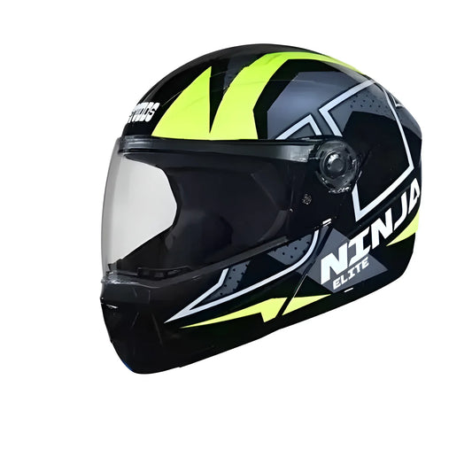 Studds Ninja Elite Super D6 Matt Black N5 Flip Up Helmet