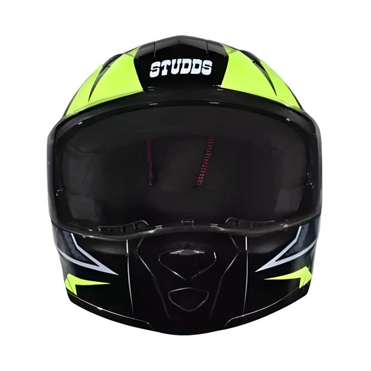 Studds Ninja Elite Super D6 Matt Black N5 Flip Up Helmet