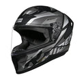 Studds Raider D2 Brook Decor Matt Black Grey Full Face Helmet
