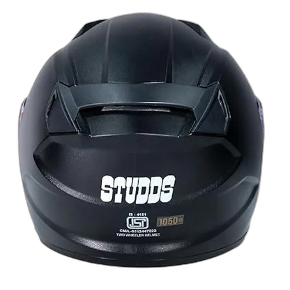 STUDDS Raider Street Black Full Face Helmet