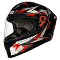 STUDDS Raider Super D1 Black N2 Red Full Face Helmet
