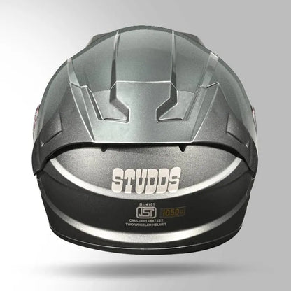 STUDDS Raider Super D1 Grey N1 Full Face Helmet