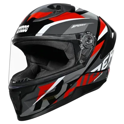 Studds Raider Super D2 Brook Black N2 Full Face Helmet