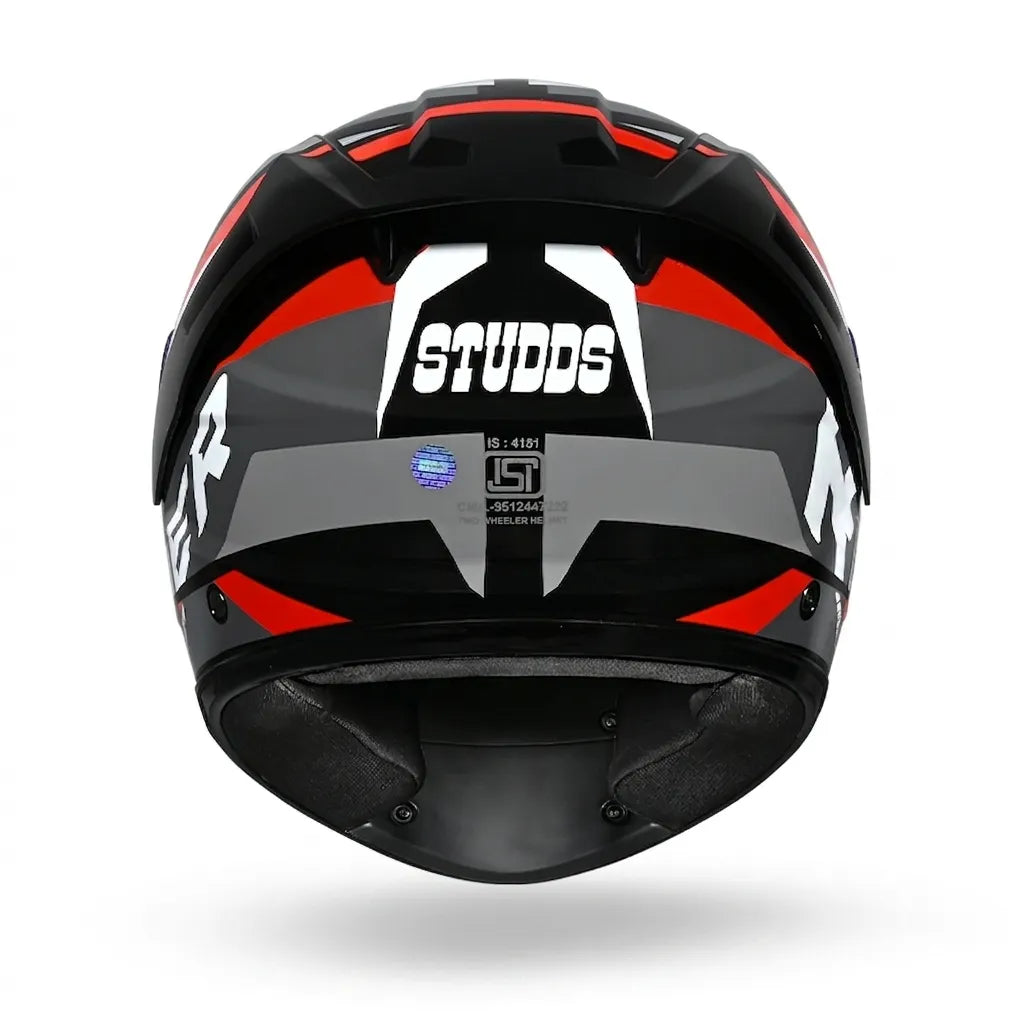 Studds Raider Super D2 Brook Black N2 Full Face Helmet