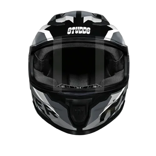 Studds Raider Super D2 Brook Black N6 Full Face Helmet