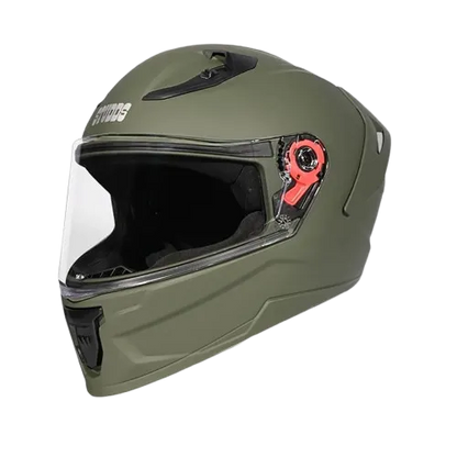STUDDS Raider Super Military Green Full Face Helmet