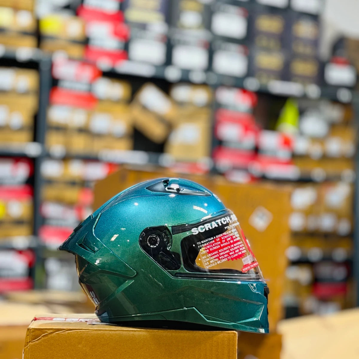 Studds Raider Youth Chamleon Blue  Full Face Helmet