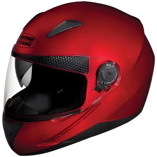 STUDDS Shifter Cherry Red Full Face Helmet