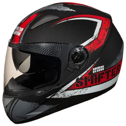 STUDDS Shifter D1 Matt Black N2 Full Face Helmet