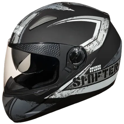STUDDS Shifter D1 Matt Black N4 Full Face Helmet