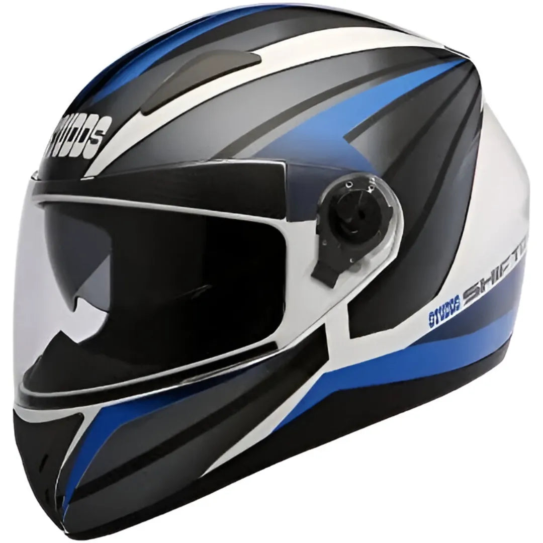 STUDDS Shifter D2 White N1 Full Face Helmet