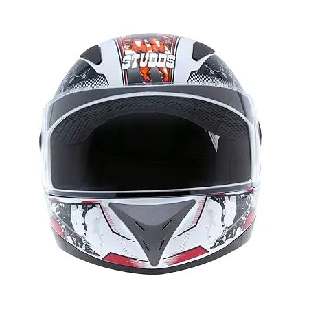 STUDDS Shifter D7 White N10 Full Face Helmet