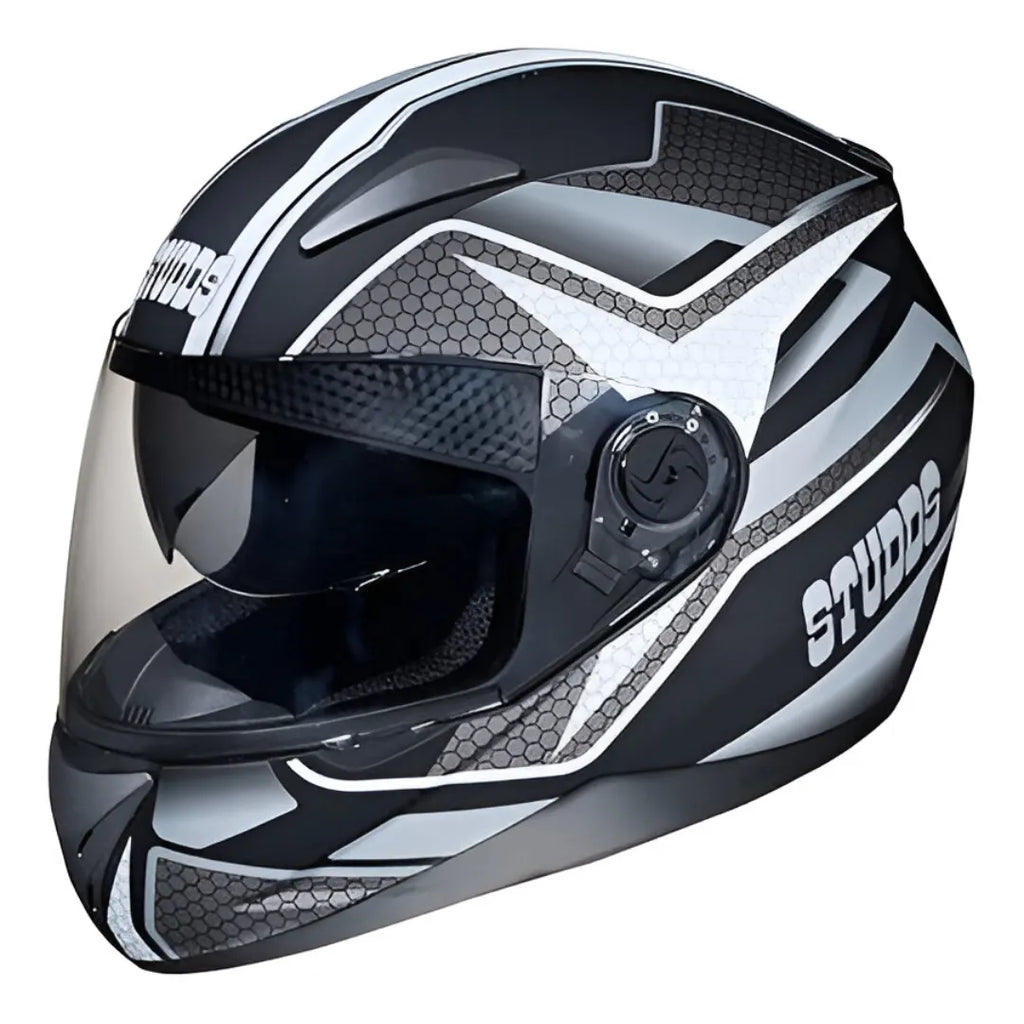 STUDDS Shifter D8 Matt Black N4 Full Face Helmet