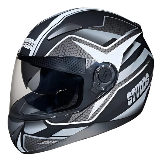 STUDDS Shifter D8 Matt Black N4 Full Face Helmet