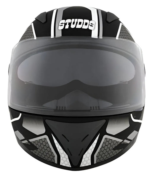 STUDDS Shifter D8 Matt Black N4 Full Face Helmet