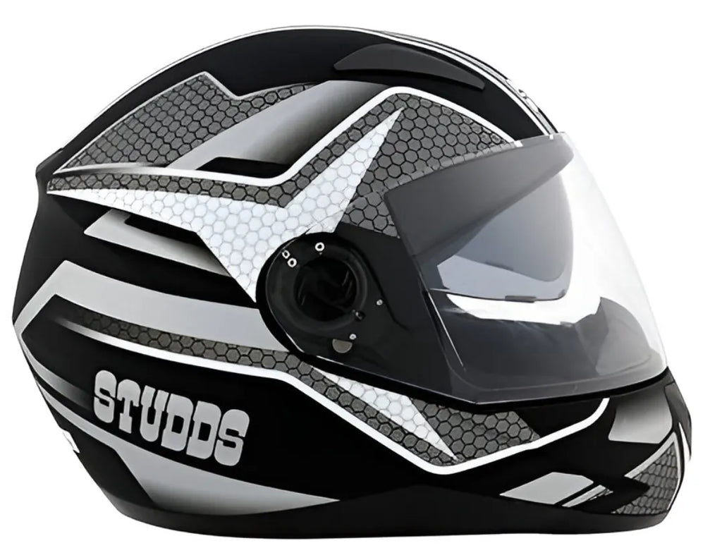 STUDDS Shifter D8 Matt Black N4 Full Face Helmet