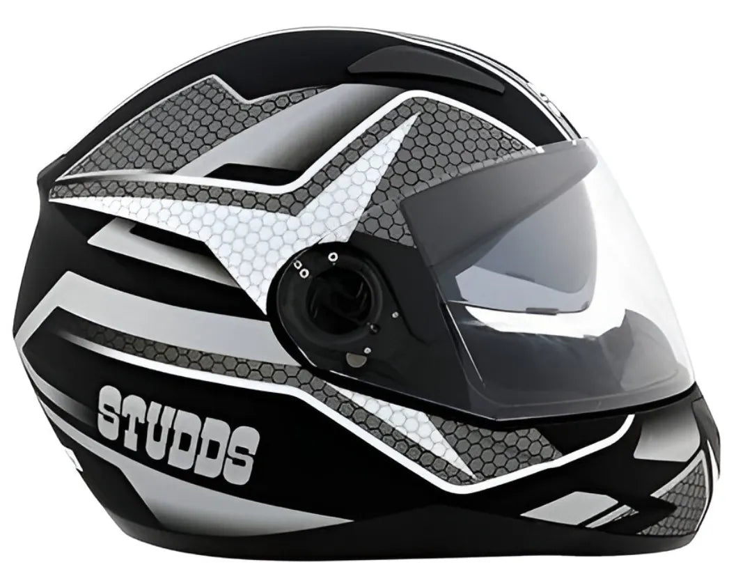 STUDDS Shifter D8 Matt Black N4 Full Face Helmet