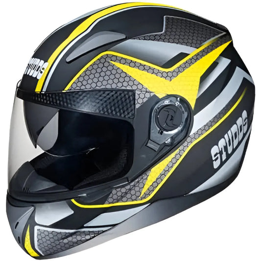 STUDDS Shifter D8 Matt Black N5 Full Face Helmet