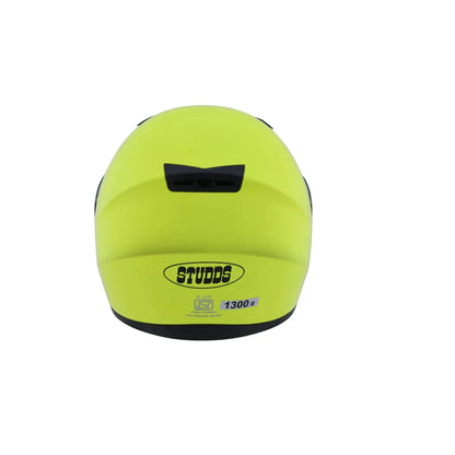 STUDDS Shifter Florescent Yellow Full Face Helmet