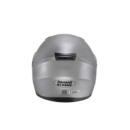 STUDDS Shifter Silver Grey Full Face Helmet