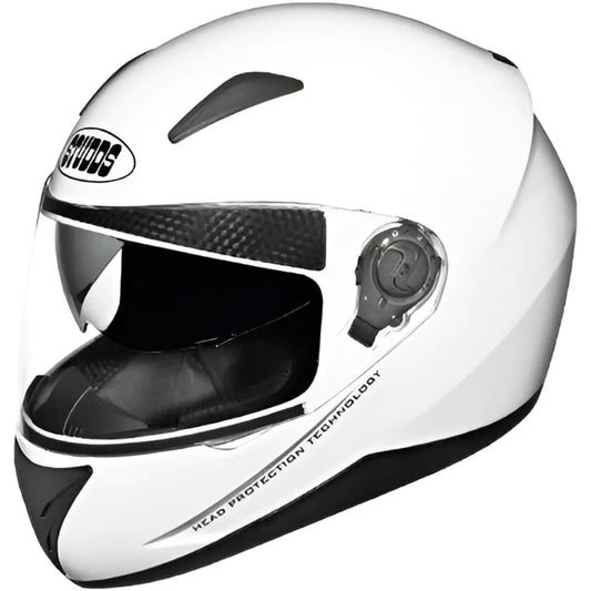STUDDS Shifter White Full Face Helmet