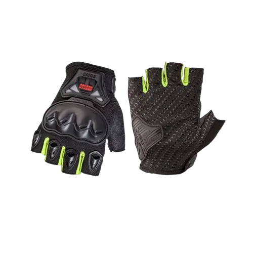 Studds Smg5 Fluorescent Green Gloves Riding Gears